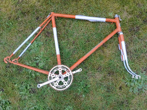 Vintage bike frame - vintage,