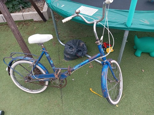Vintage folding bicycle 1970s - bicycle,