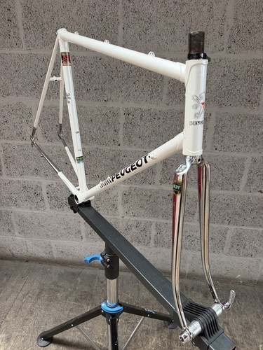 Vintage peugeot white frame - vintage,