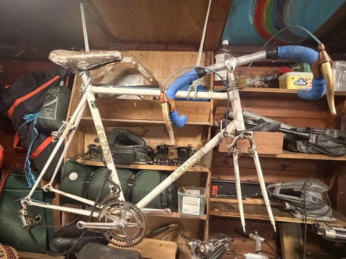Vintage aende bike frame - vintage, retro