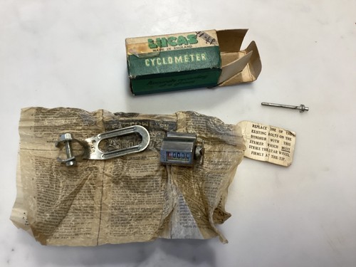 Vintage lucas cyclometer - lucas,